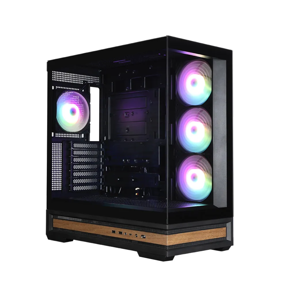 ZALMAN P40 NAMU Midi-Tower Case with window, with RGB lighting, Black