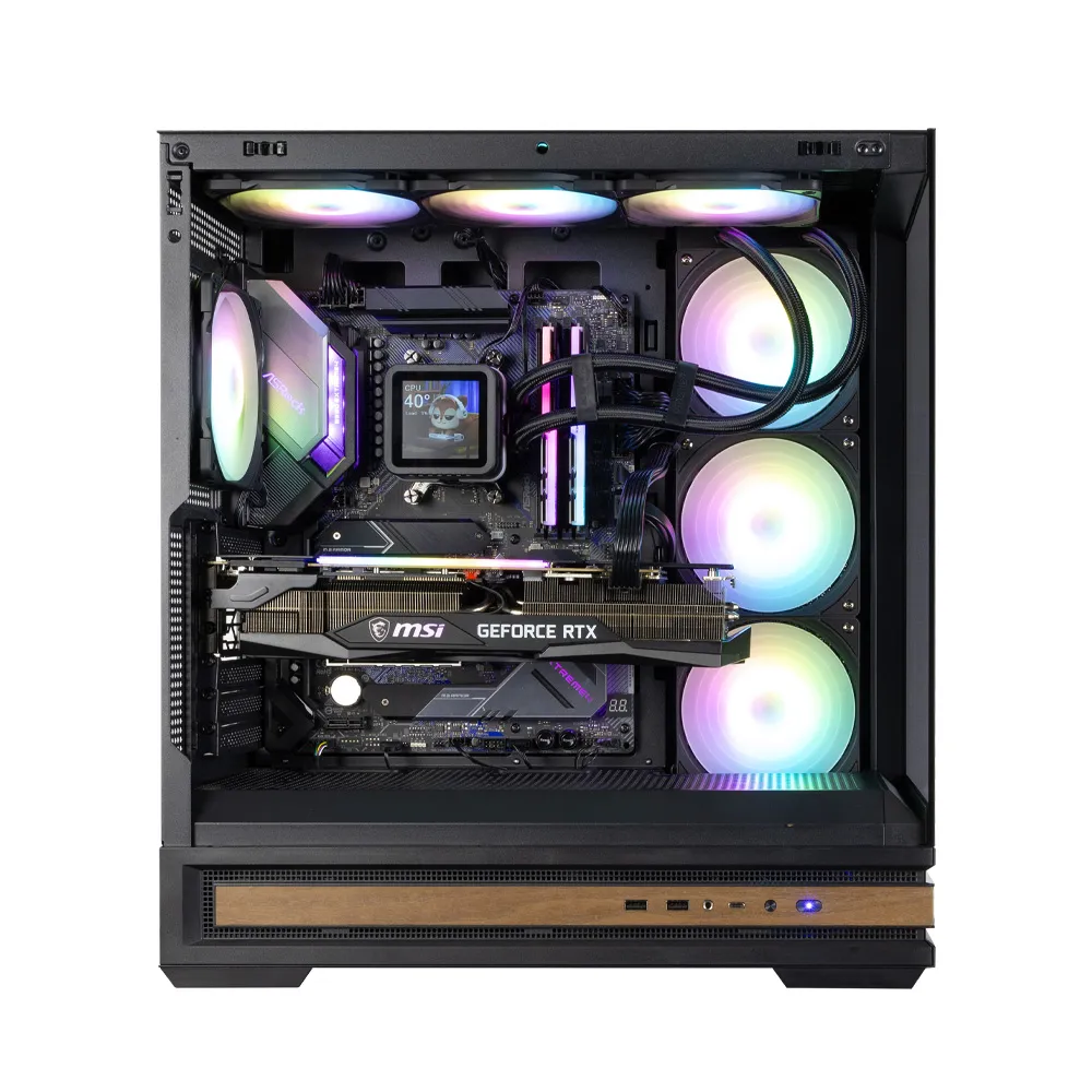 ZALMAN P40 NAMU Midi-Tower Case with window, with RGB lighting, Black