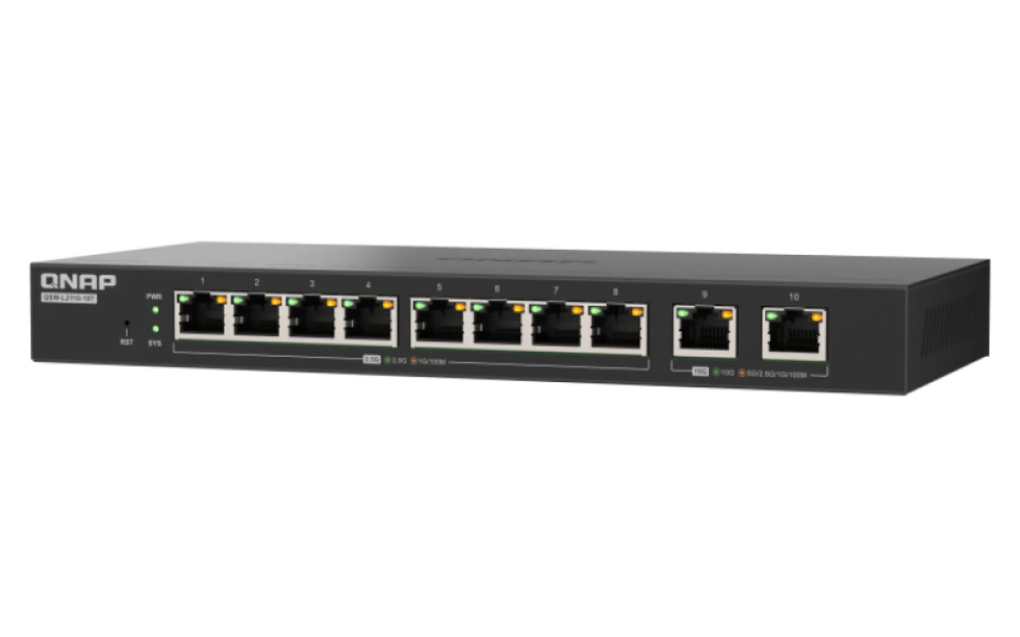 QNAP QSW 10-port - Hallittava verkkokytkin