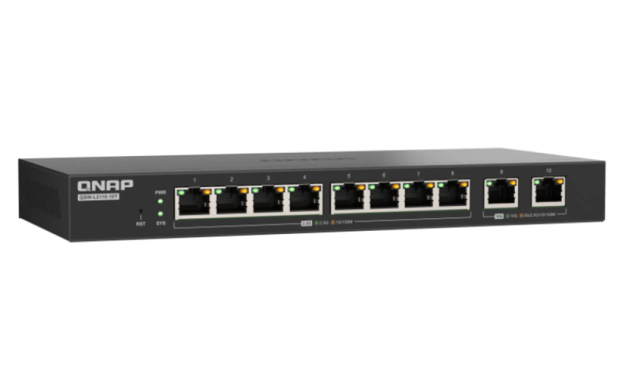 QNAP QSW 10-port - Hallittava verkkokytkin