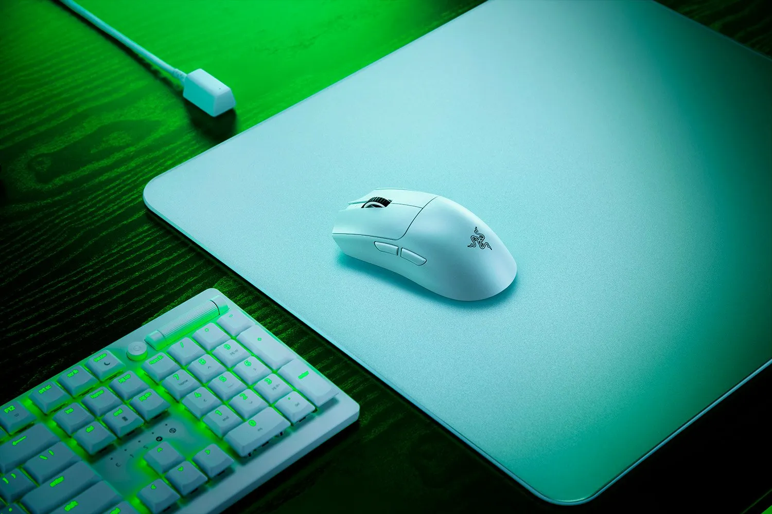 Razer Viper V3 Pro Optisk Trådløs Kablet Hvid