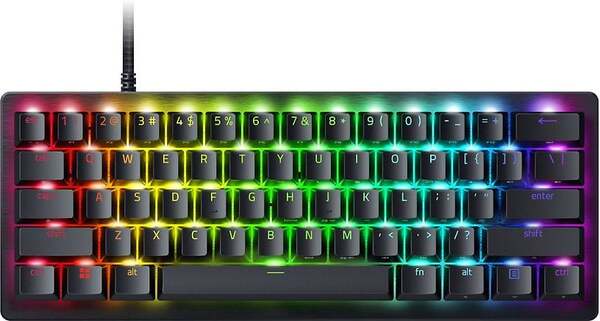 Razer Huntsman V3 Pro Mini -mekaaninen pelin&auml;pp&auml;imist&ouml;, Razer Analog Optical Gen-2, musta