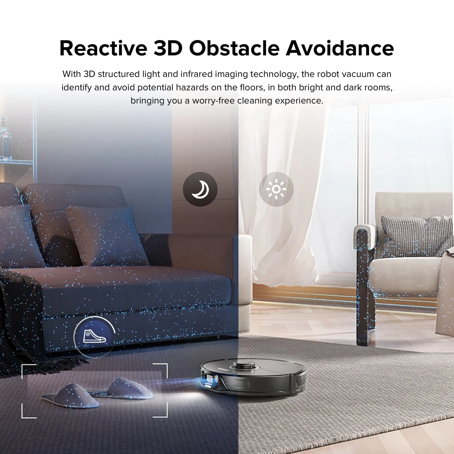 Roborock S8 - robot vacuum cleaner, black
