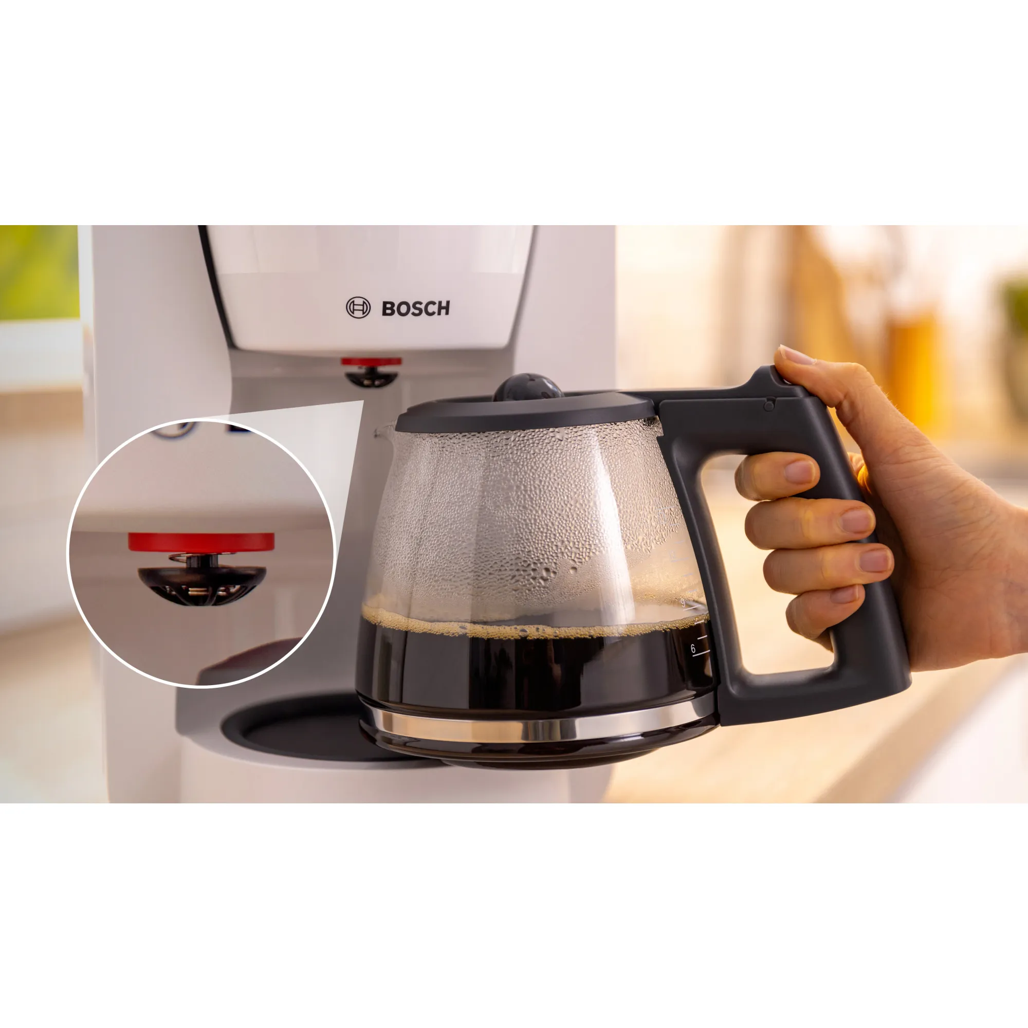 Bosch MyMoment TKA2M111 - coffee maker, white/grey