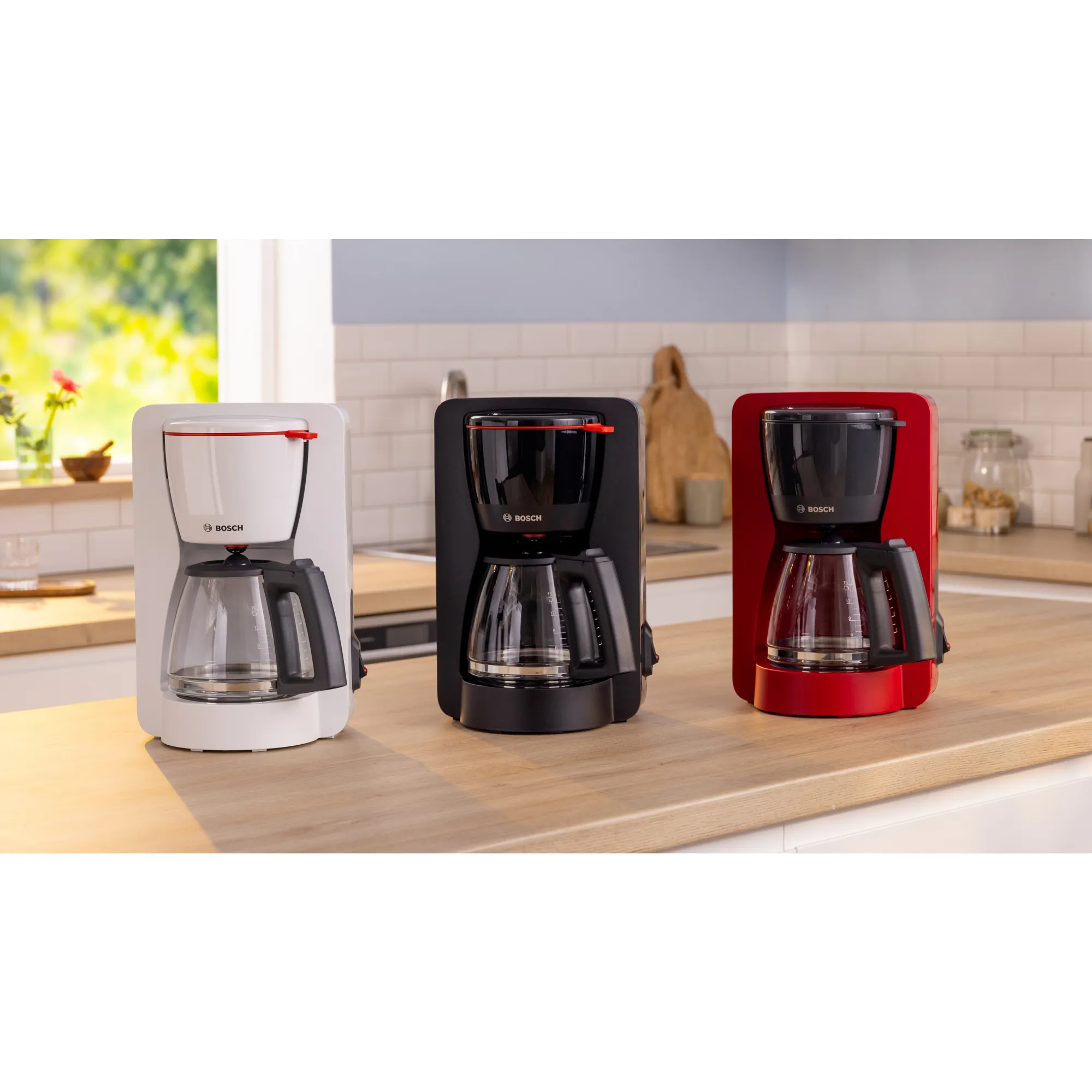 Bosch MyMoment TKA2M111 - coffee maker, white/grey