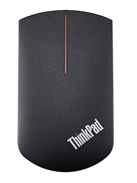 ThinkPad X1 Wireless Touch Mouse. Tyylik&auml;s, ohut ja kevyt langaton hiiri TouchPad Presenter -ominaisuudella. K&auml;&auml;nn&auml; hiiri toisinp&auml;in ja k&auml;yt&auml; TouchPad Presenter