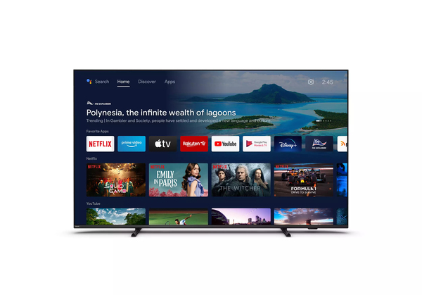 Philips 70" UHD, HDR, PIXEL PRECISE ULTRA HD, DOLBY, CHROMECAST, AL3