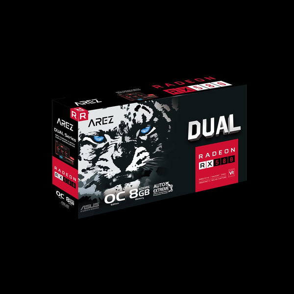 Asus Arez Dual series Radeon RX 580 OC edition 8GB - Graphics Card