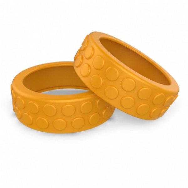 Ollie by Sphero Nubby Tires - Orange