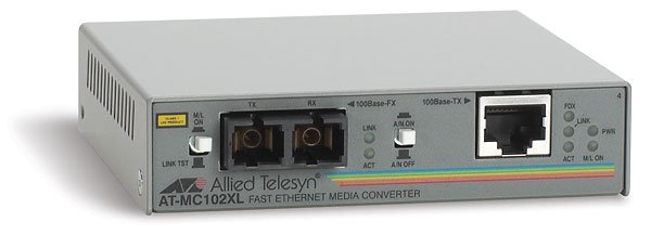ALLIED Media Converter 100BaseTX to 100BaseFX SC Multimode
