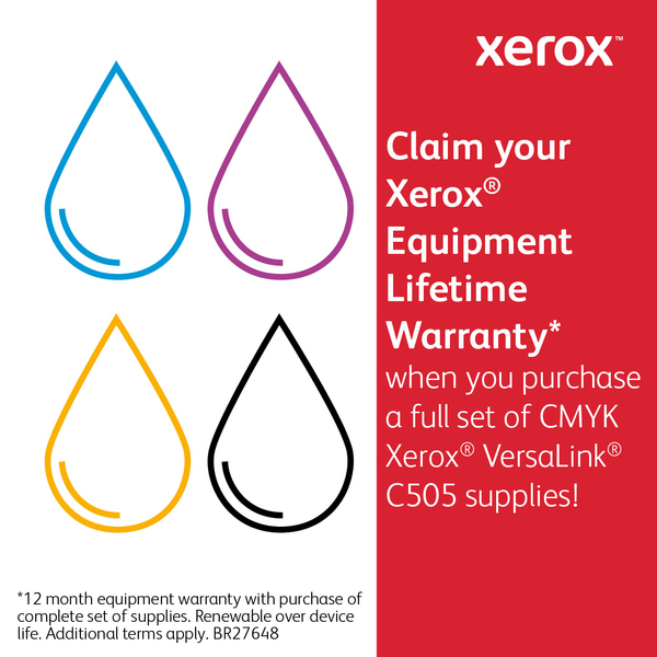 Xerox VersaLink C505V_S?FI Duplex LAN, A4 -v&auml;rilasertulostin