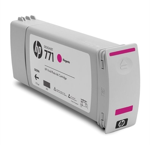 HP 771 - 3 pakettia - 775 ml - magenta - alkuper&auml;inen - mustepatruuna malleihin DesignJet Z6200, Z6600 Production Printer, Z6800 Photo Production Printer