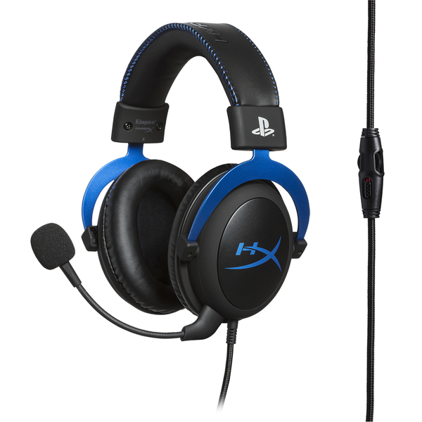 HyperX Cloud for PS4 (Licensed) - Headset, Black&amp;Blue