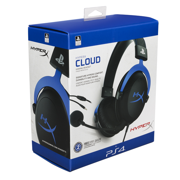 HyperX Cloud for PS4 (Licensed) - Headset, Black&amp;Blue