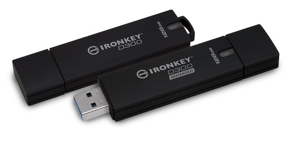 Kingston IronKey D300SM 4 Gt USB 3.2 Gen 1x1 -muistitikku, Musta