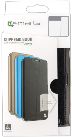 4smarts Flip Case SUPREMO for Galaxy S7 edge black