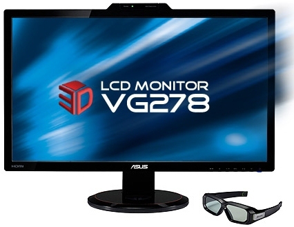 ASUS VG278H 27" 3D LED 16:9/1920x1080/VGA,DVI,HDMI/2ms/SPEAKERS