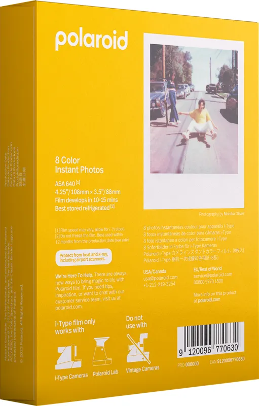 POLAROID Color Film for i-Type White Frame