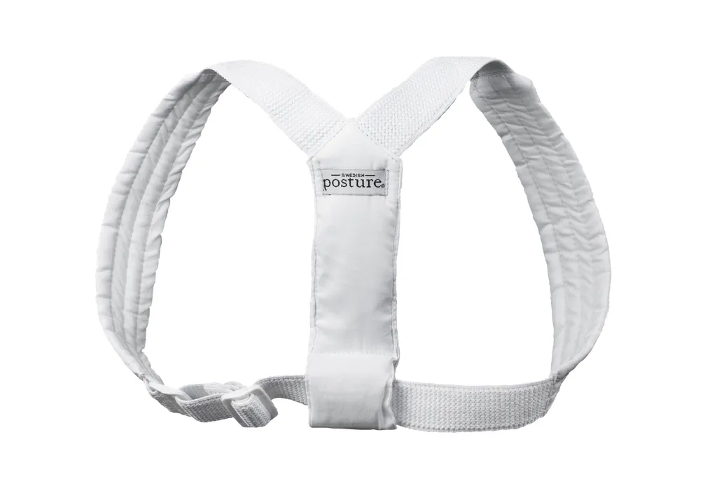 SWEDISH POSTURE Posture Brace Junior 6-12 Years White