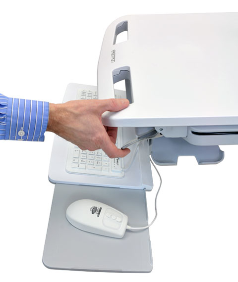 Ergotron StyleView® Cart with LCD Pivot