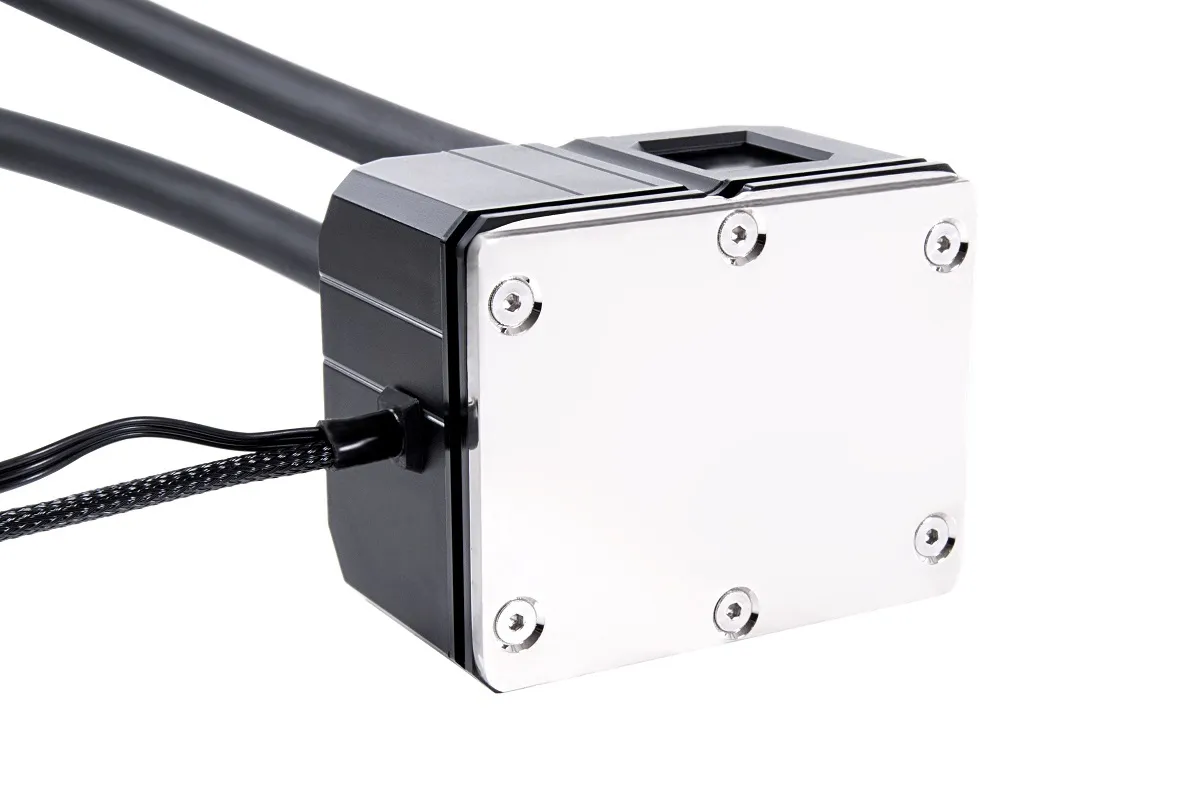 Alphacool Eisbaer Pro Aurora 240 ARGB Liquid Cooler, Black