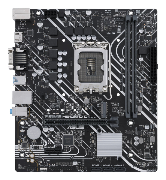 Asus Prime H610M-D DDR4 mATX - moderkort