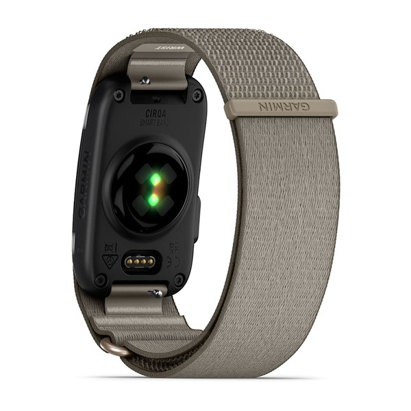 Garmin CIRQA -aktiivisuusranneke, Vaaleanharmaa (S/M)