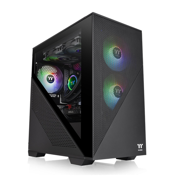 Thermaltake Divider 170 TG ARGB - miditower chassi, fönster, Svart