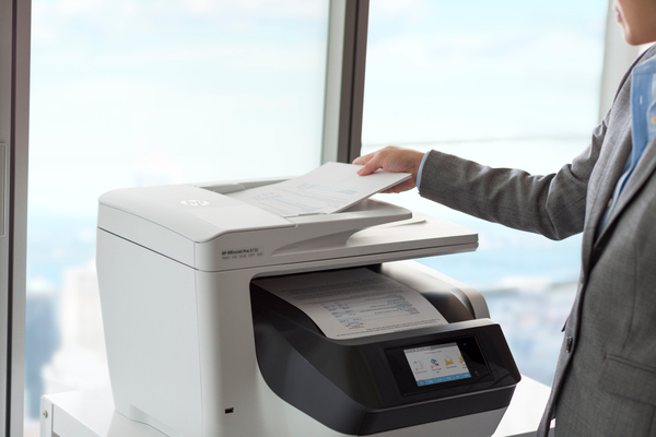 HP Officejet Pro 8730 All-in-One Duplex, LAN/Wi-Fi, A4 - färgbläckstråleskrivare