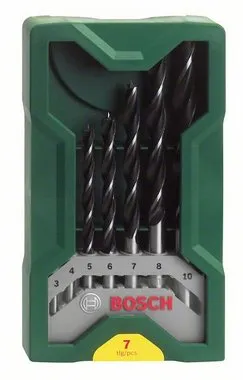 Bosch Mini X-Line Drills for drewna - set 7 pieces