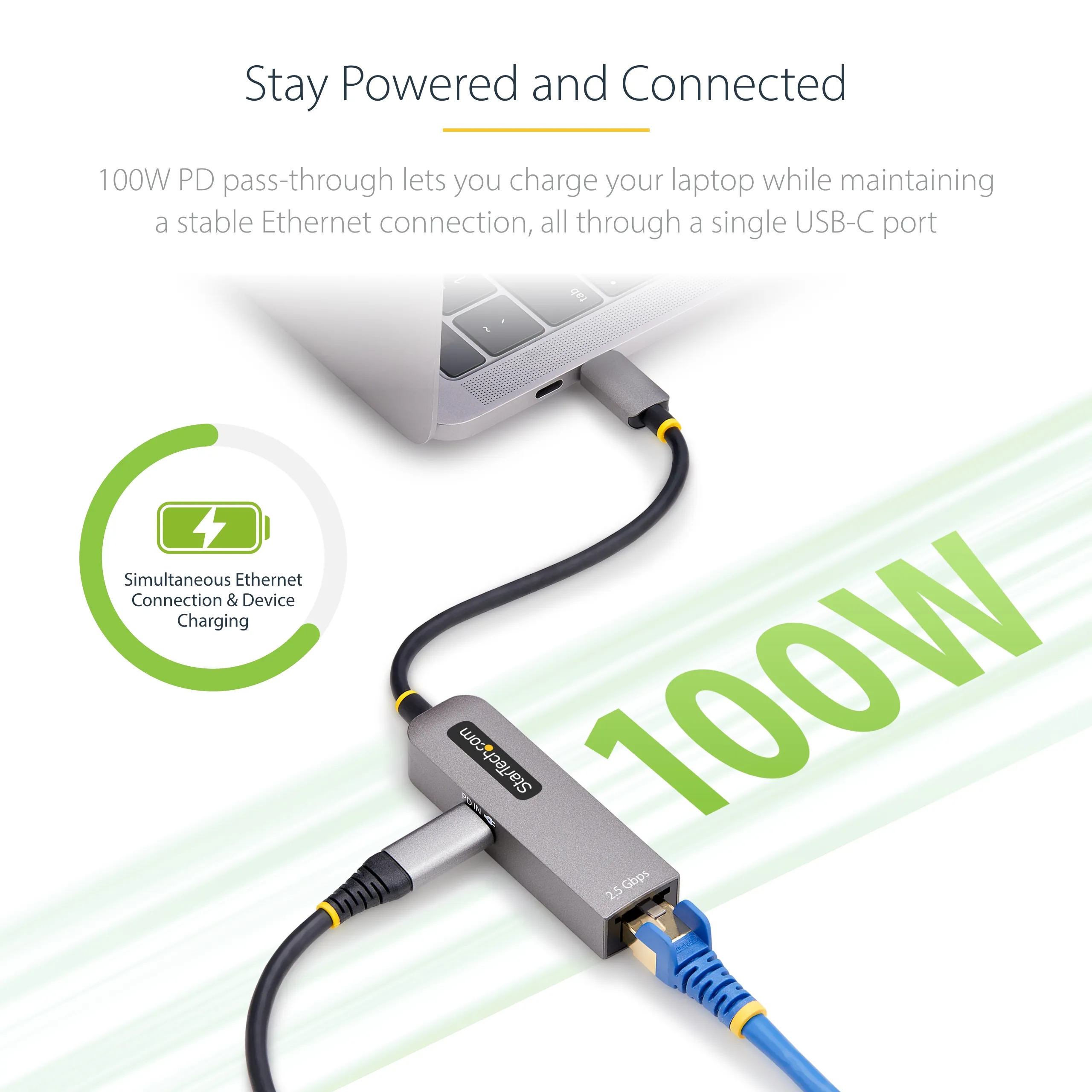 Startech USB-C - Ethernet -sovitin