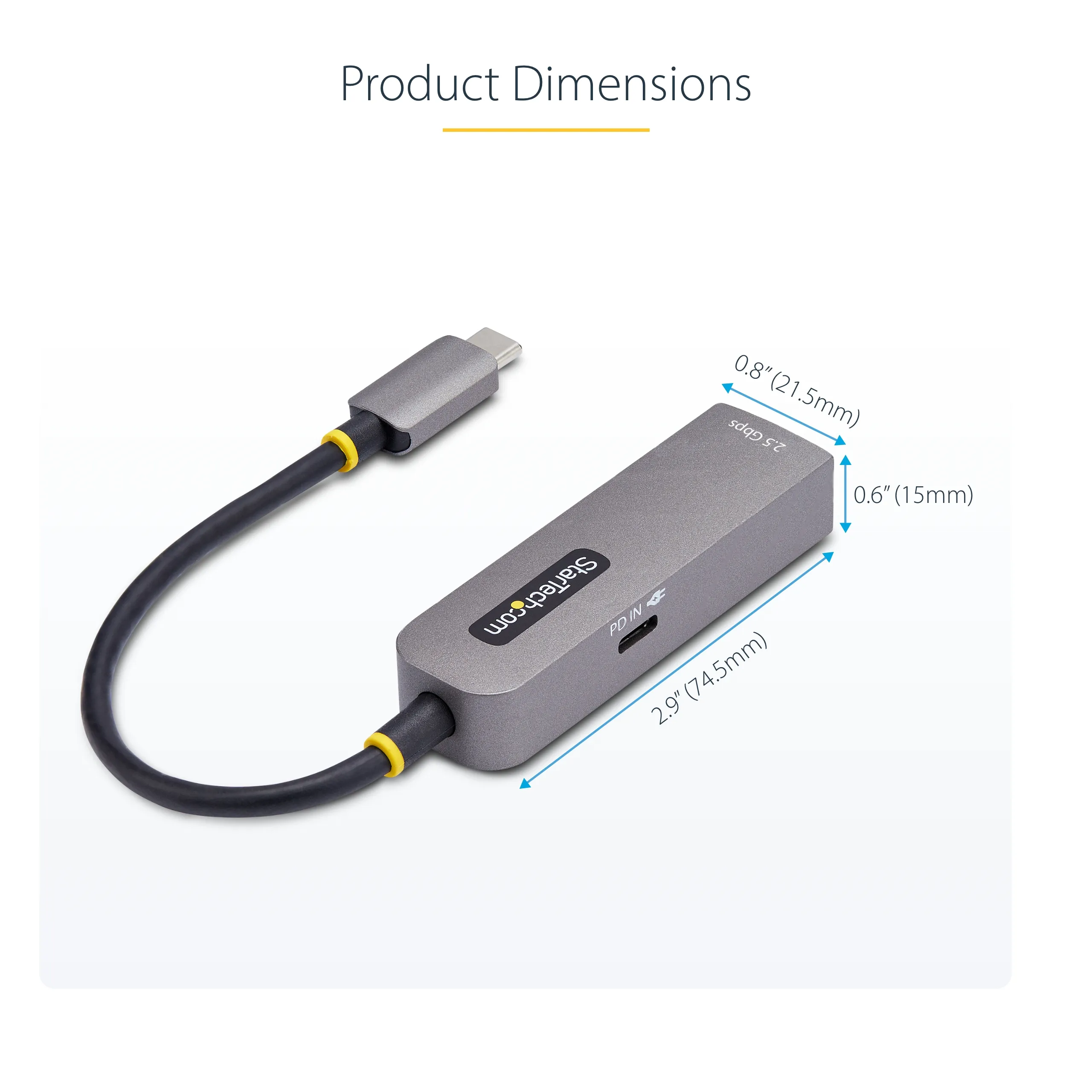 Startech USB-C - Ethernet -sovitin