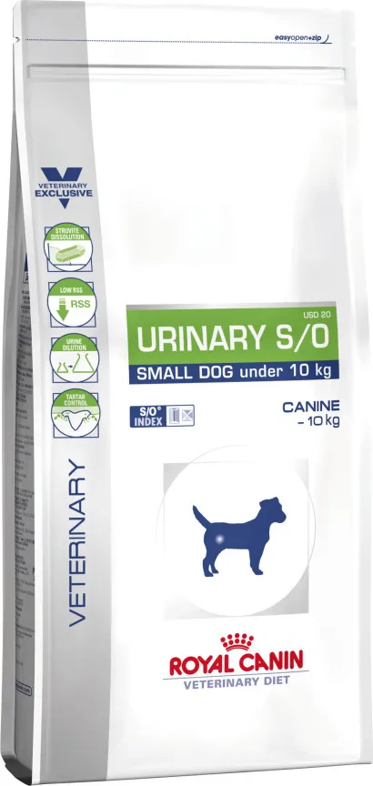 Royal Canin Veterinary Urinary S/O Small Dog, Koiran kuivaruoka, Adult, 1,5 kg