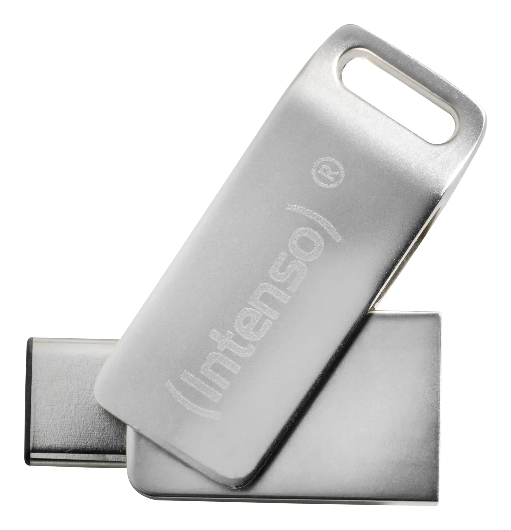 Intenso cMobile Line USB-A / USB-C 3.2 Gen 1 32 GB USB-minne, silver