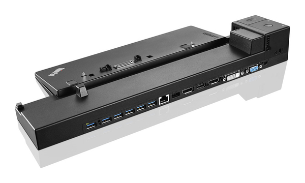 ThinkPad Workstation Dock - 230WTelakka P50/P51- ja P70/P71-sarjan laitteille 230 watin virtal&auml;hteell&auml;