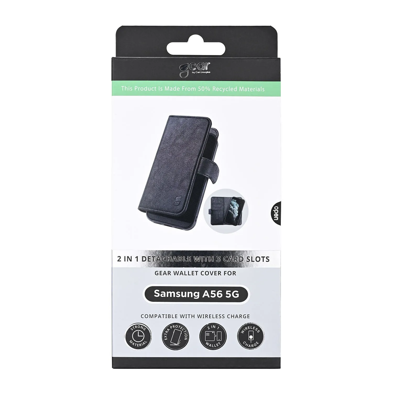 GEAR 2in1 3 card Recycled Samsung A56 5G Black