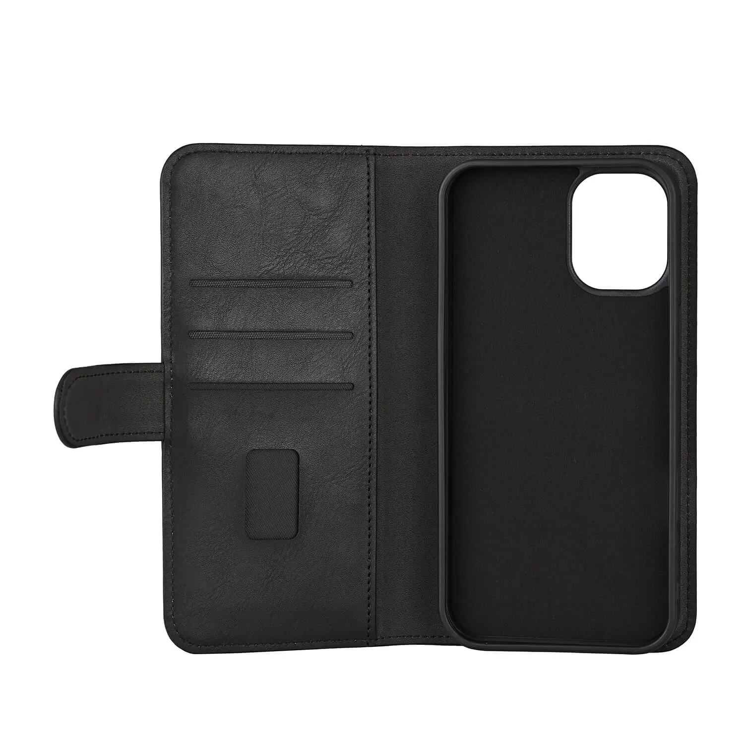 GEAR Wallet MagSeries, iPhone 16 Plus - 2-in-1 lompakkokotelo, Musta