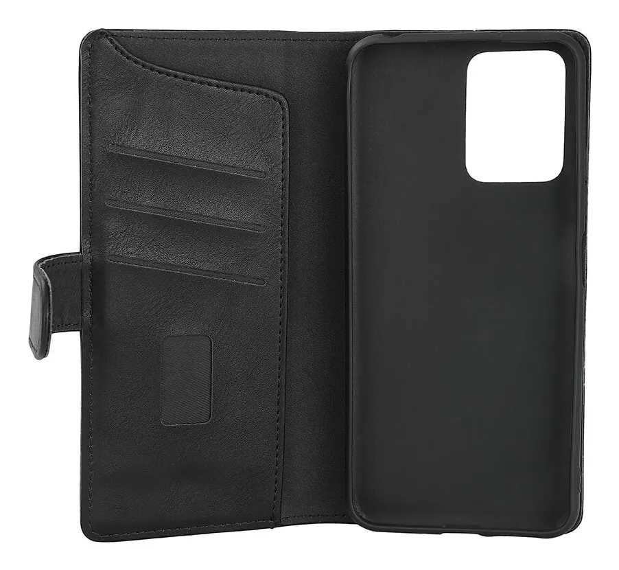 GEAR Wallet, Redmi Note 12 (5G) -lompakkokotelo, Musta