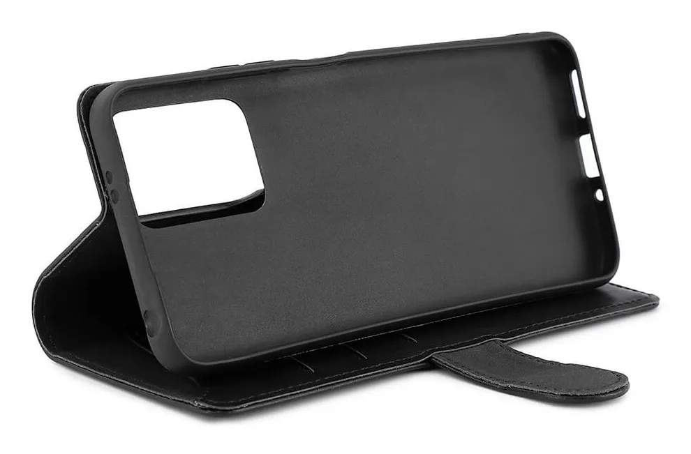 GEAR Wallet, Redmi Note 12 (5G) -lompakkokotelo, Musta