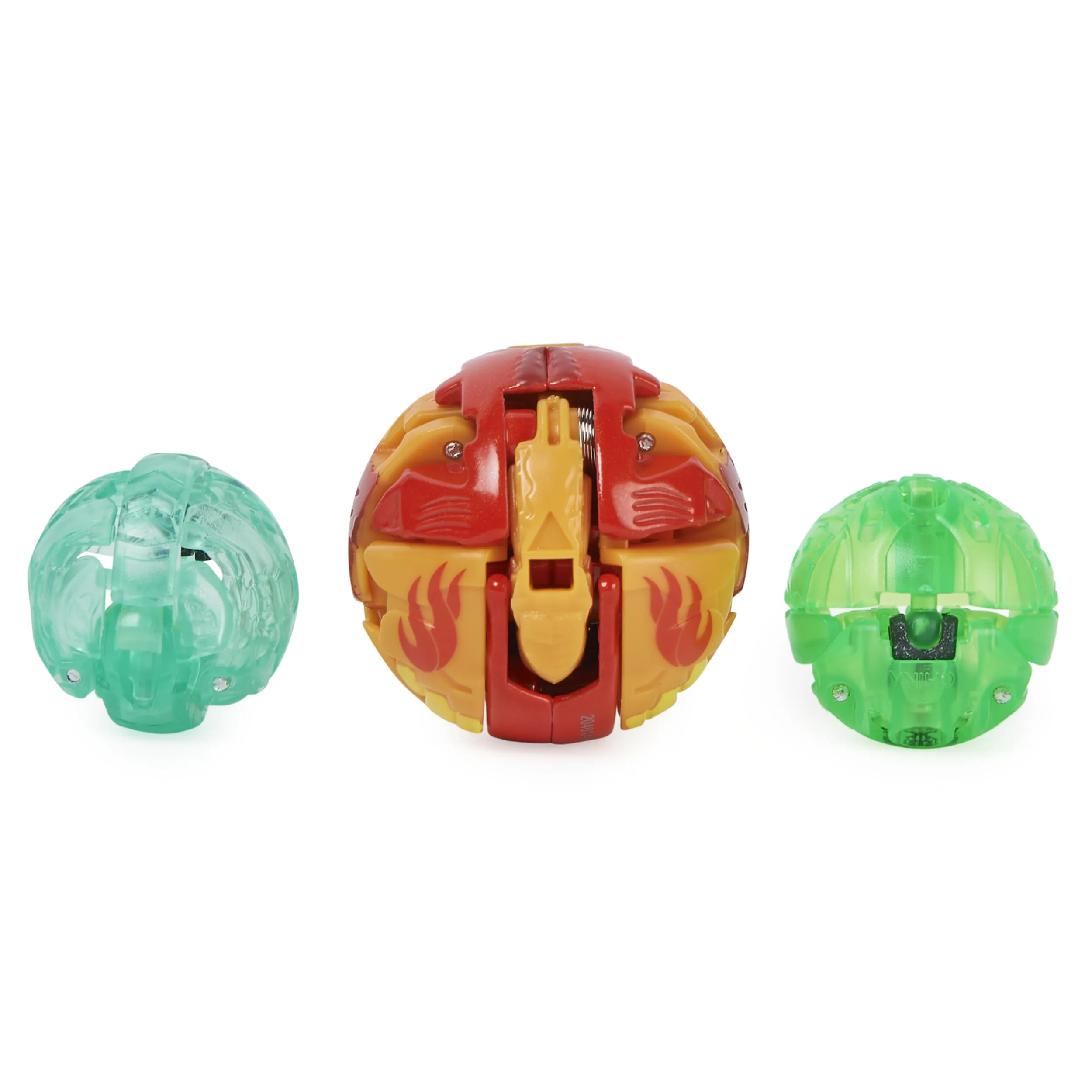 Spin Master Bakugan Evolutions Power Up 3-Pack Skill Game (with 1 Platinum Bakugan (Pyrus Wrath) and 2 Nanogan (Ventus Clutch, Haos Echo))