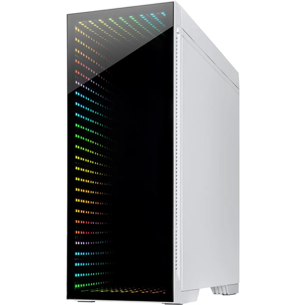 Inter-Tech X-908 Infini 2 - Mid Tower case, window, White