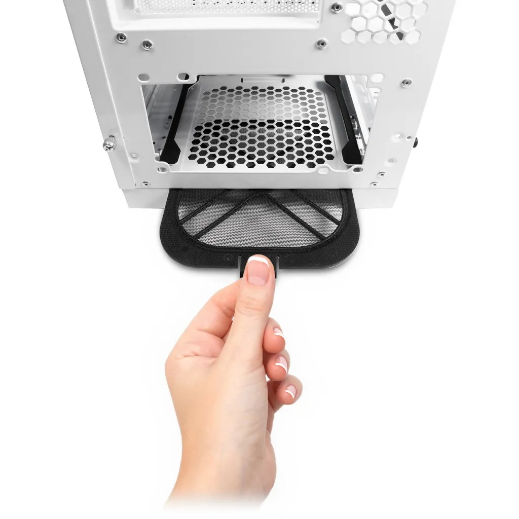 Inter-Tech X-908 Infini 2 - Mid Tower case, window, White