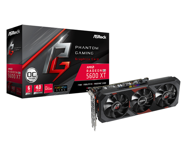RX5600XT PGD3 6GO 12000MHZ 3XDP 1XHDMI
