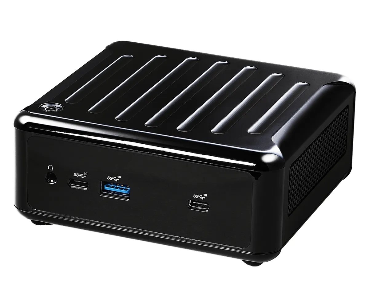 ASRock NUC BOX-J6412 Intel Celeron J6412 -minitietokonerunko, musta