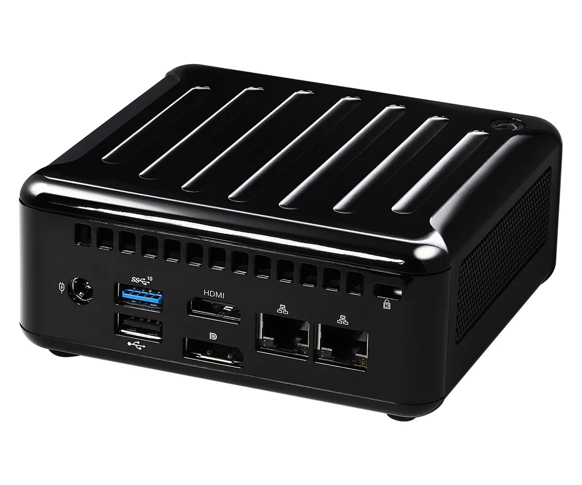ASRock NUC BOX-J6412 Intel Celeron J6412 -minitietokonerunko, musta