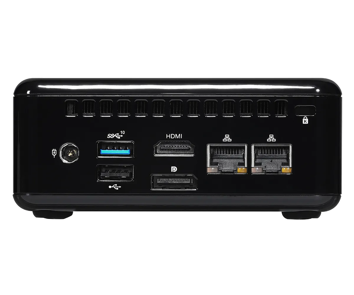 ASRock NUC BOX-J6412 Intel Celeron J6412 -minitietokonerunko, musta