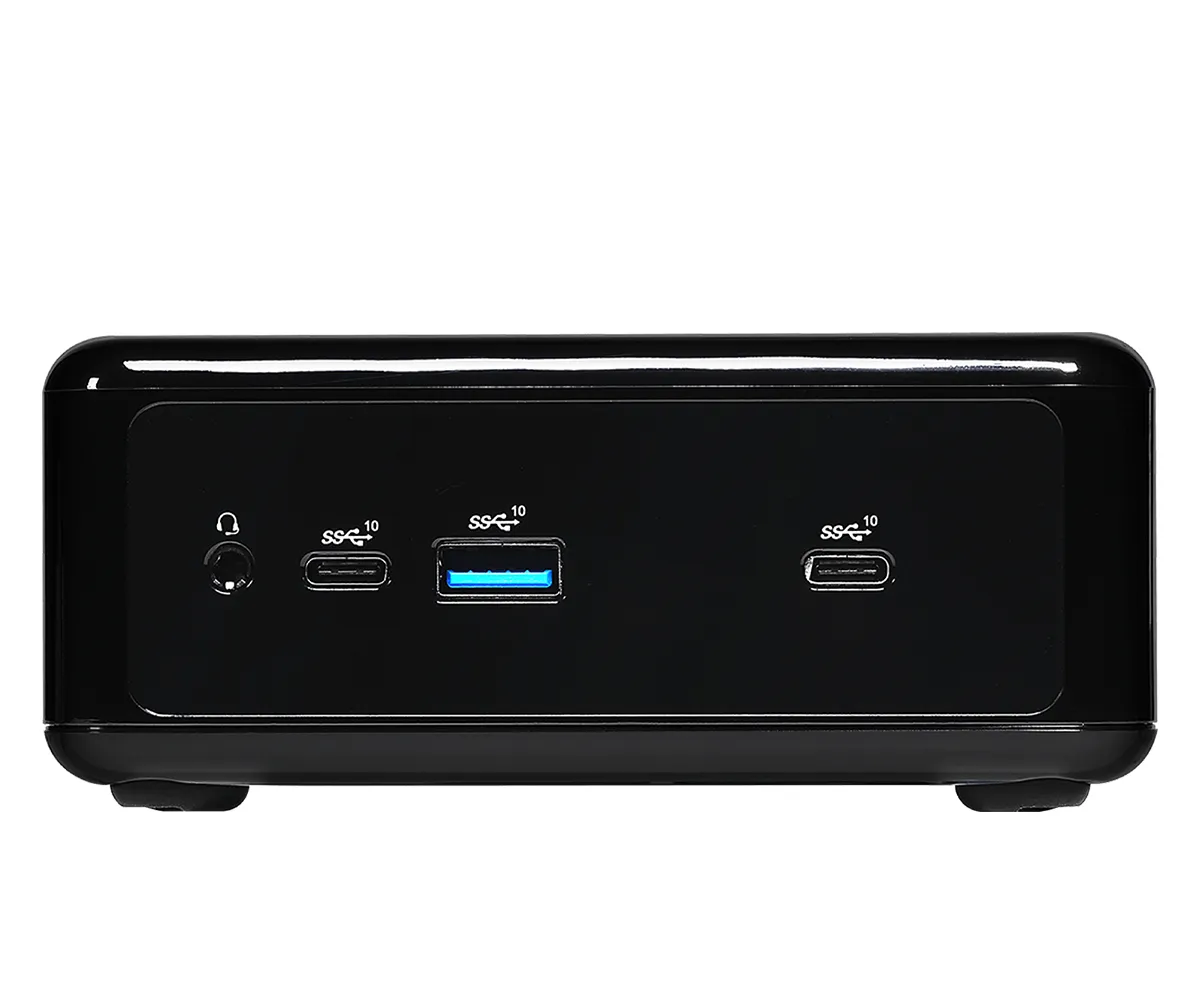 ASRock NUC BOX-J6412 Intel Celeron J6412 -minitietokonerunko, musta