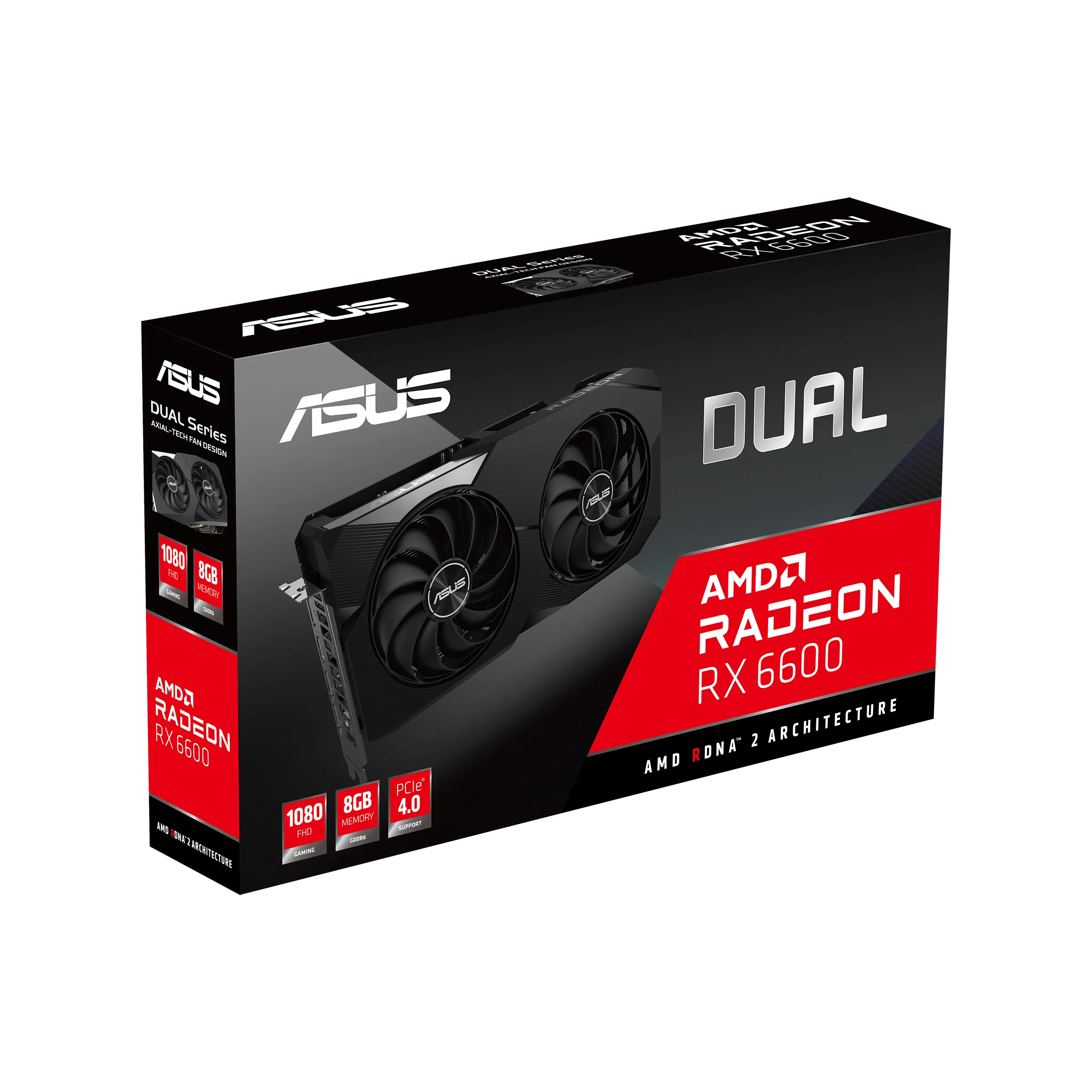 Asus Radeon RX 6600 Dual 8 GB - Grafikkort