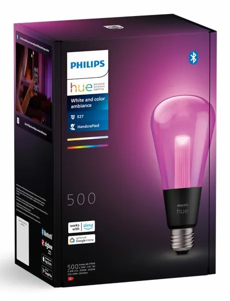 Hue Lightguide Edison ST72 E27 White and Color Ambiance