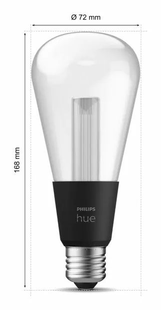 Hue Lightguide Edison ST72 E27 White and Color Ambiance